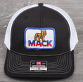 Load image into Gallery viewer, Vintage Mack patch on a Richardson 112 trucker hat