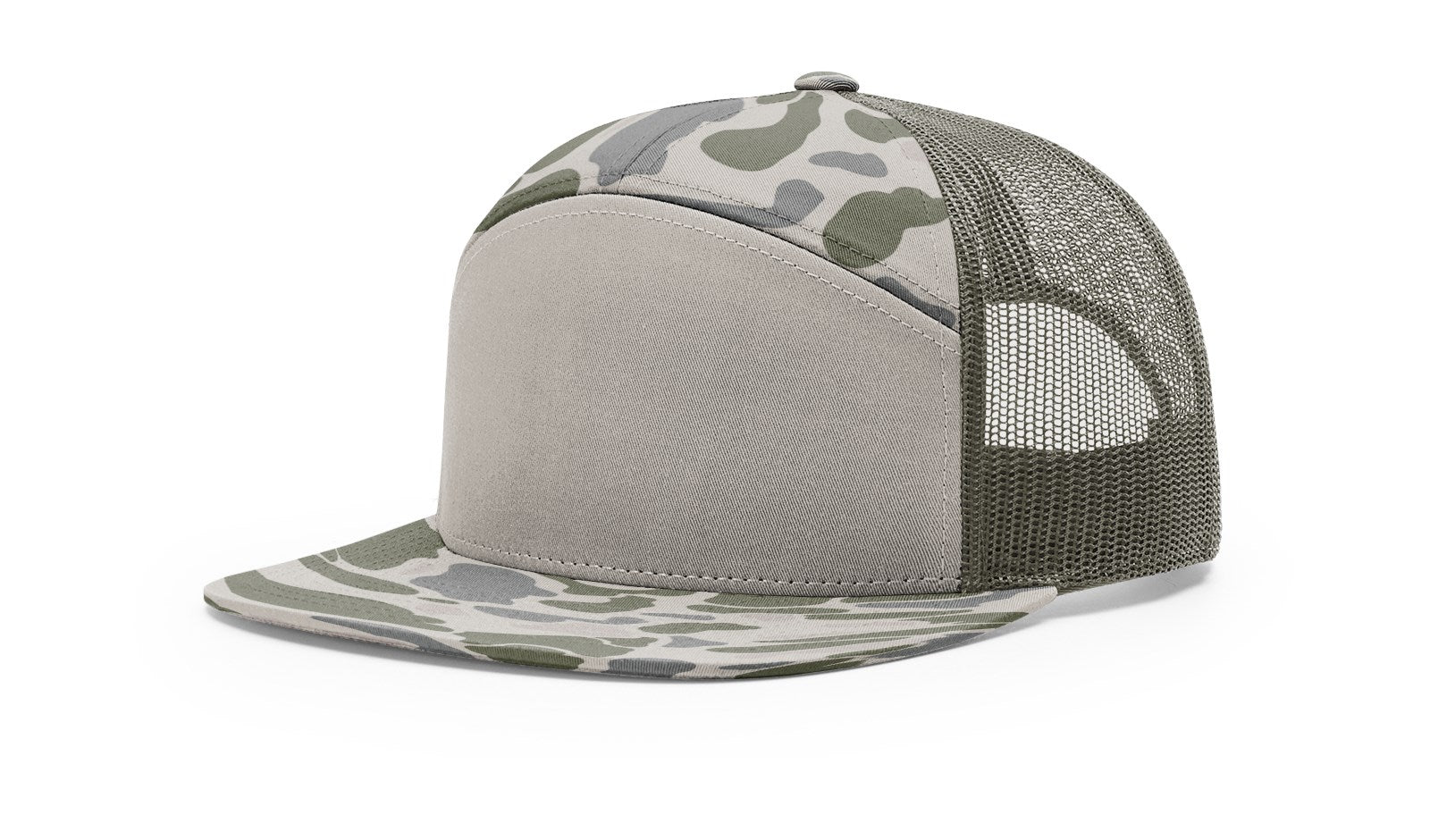 Richardson 168P 7 Panel Flatbill - Camo