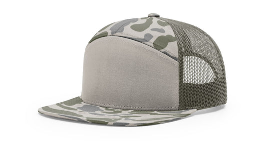 Richardson 168P 7 Panel Flatbill - Camo