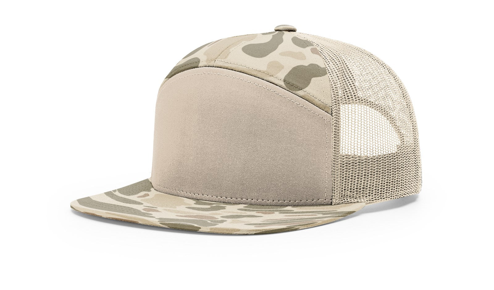 Richardson 168P 7 Panel Flatbill - Camo