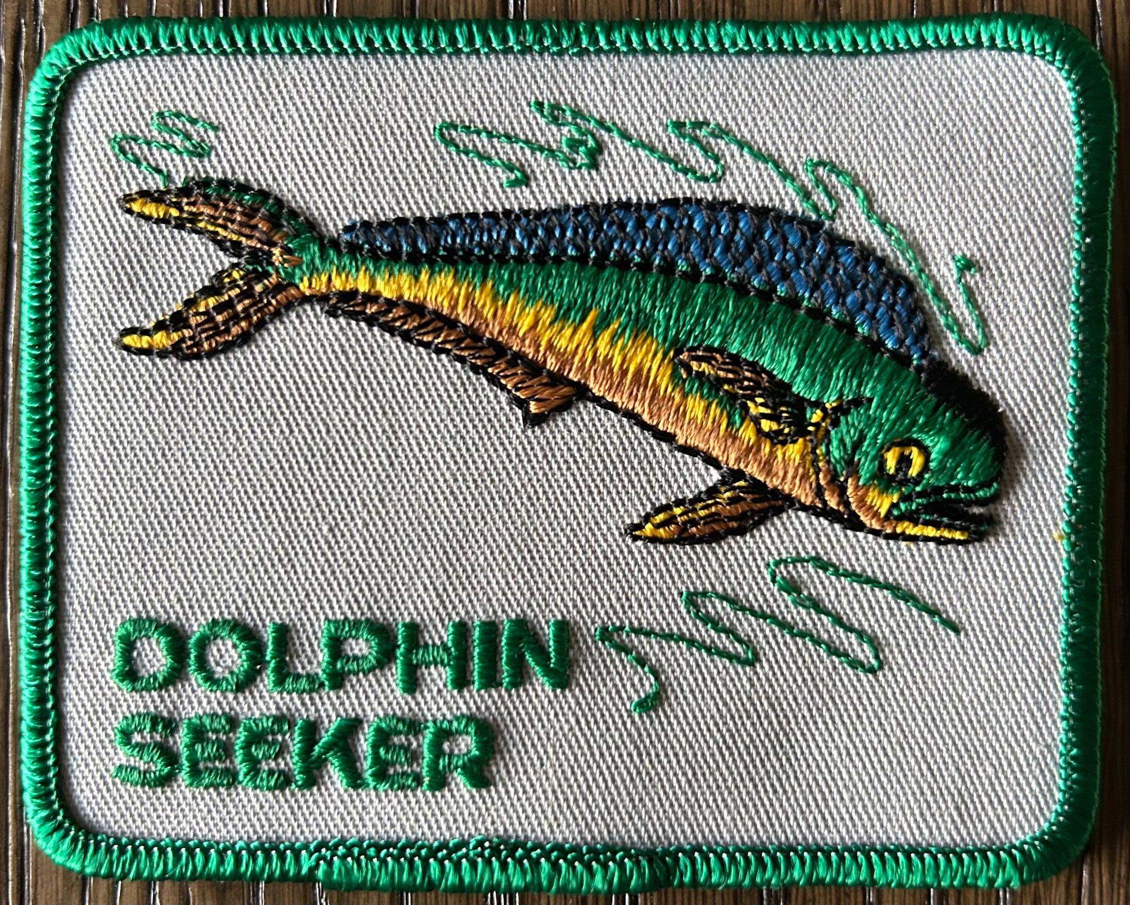 Vintage Dolphin Seeker Patch