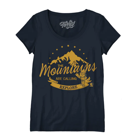 Womens Vintage Woodsy Owl The Mountains Are Calling