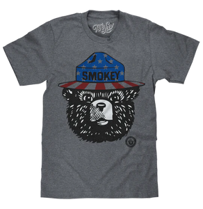 Vintage Patriotic Smokey the Bear Tee