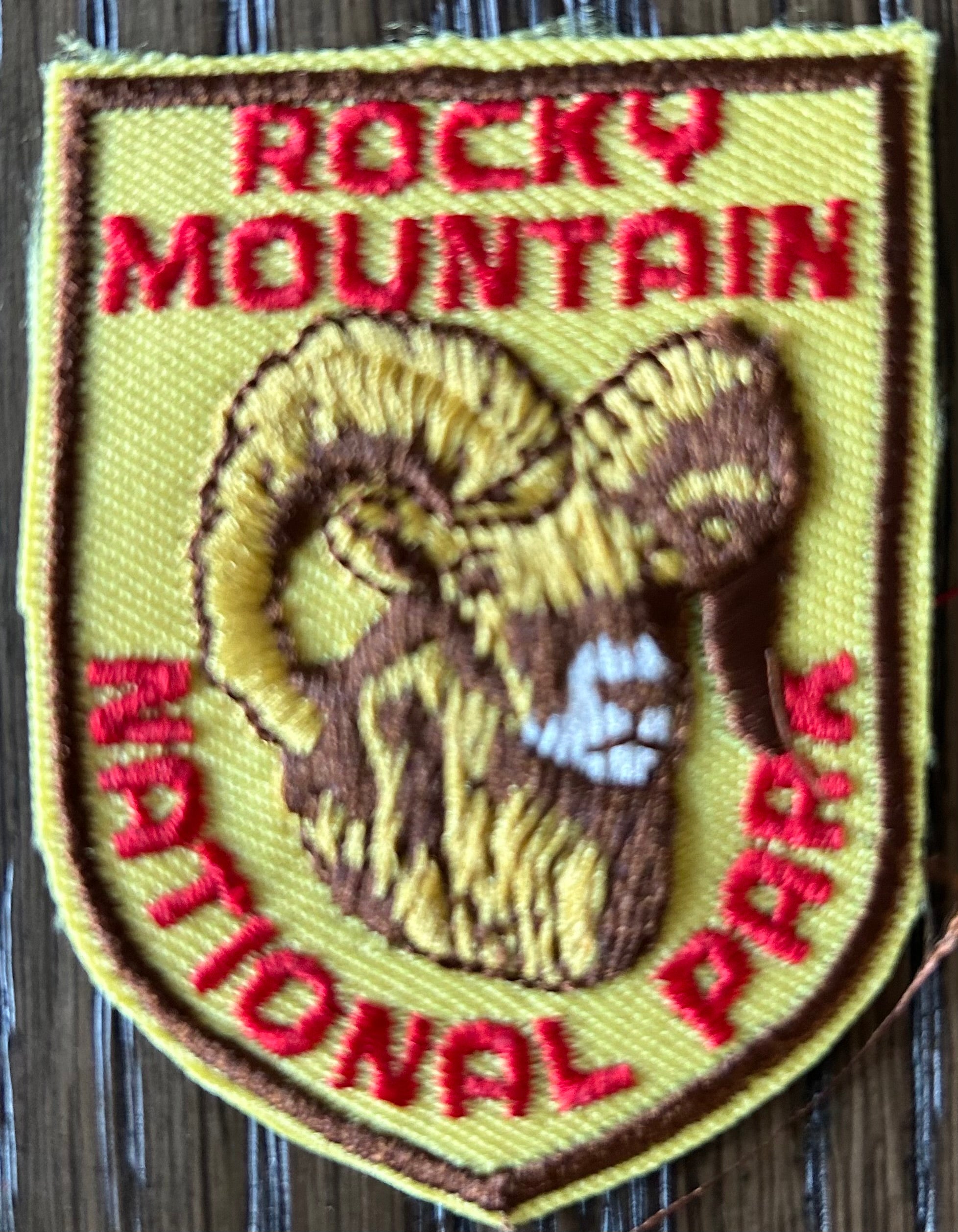 Vintage Rocky Mountain National Park Patch
