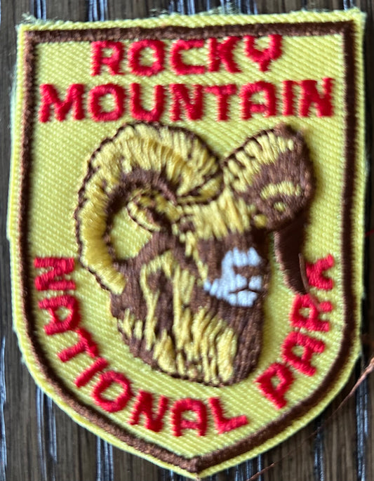 Vintage Rocky Mountain National Park Patch