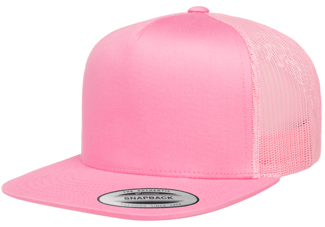 Yupoong 6006 Classic Trucker Hat Flatbill