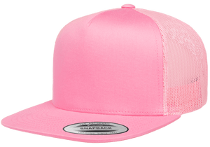 Yupoong 6006 Classic Trucker Hat Flatbill