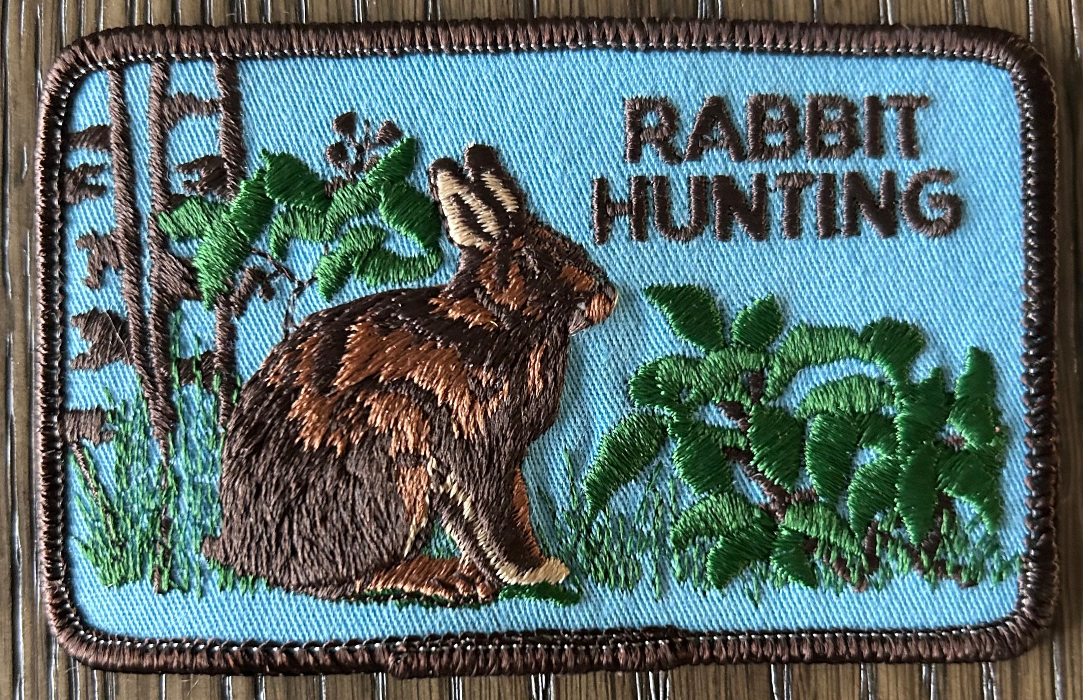 Vintage Rabbit Hunting Patch