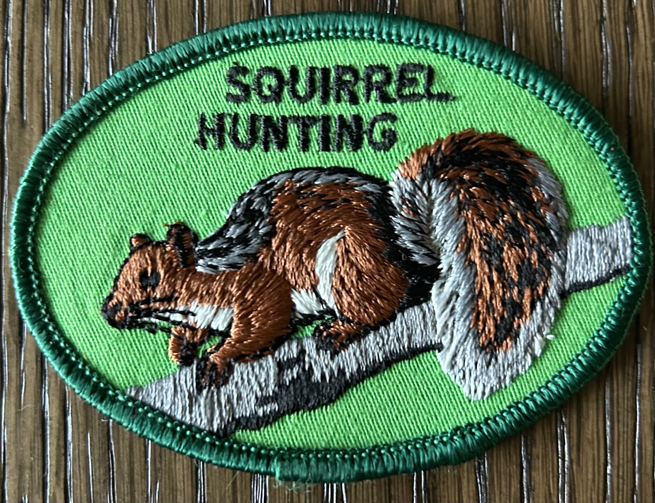 Vintage Squirrel Hunting Patch
