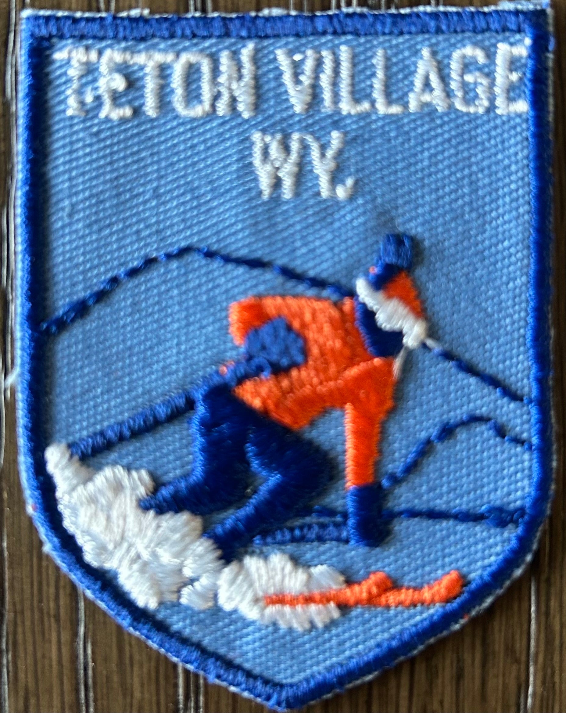 Vintage Teton Village, WY Skiing Patch