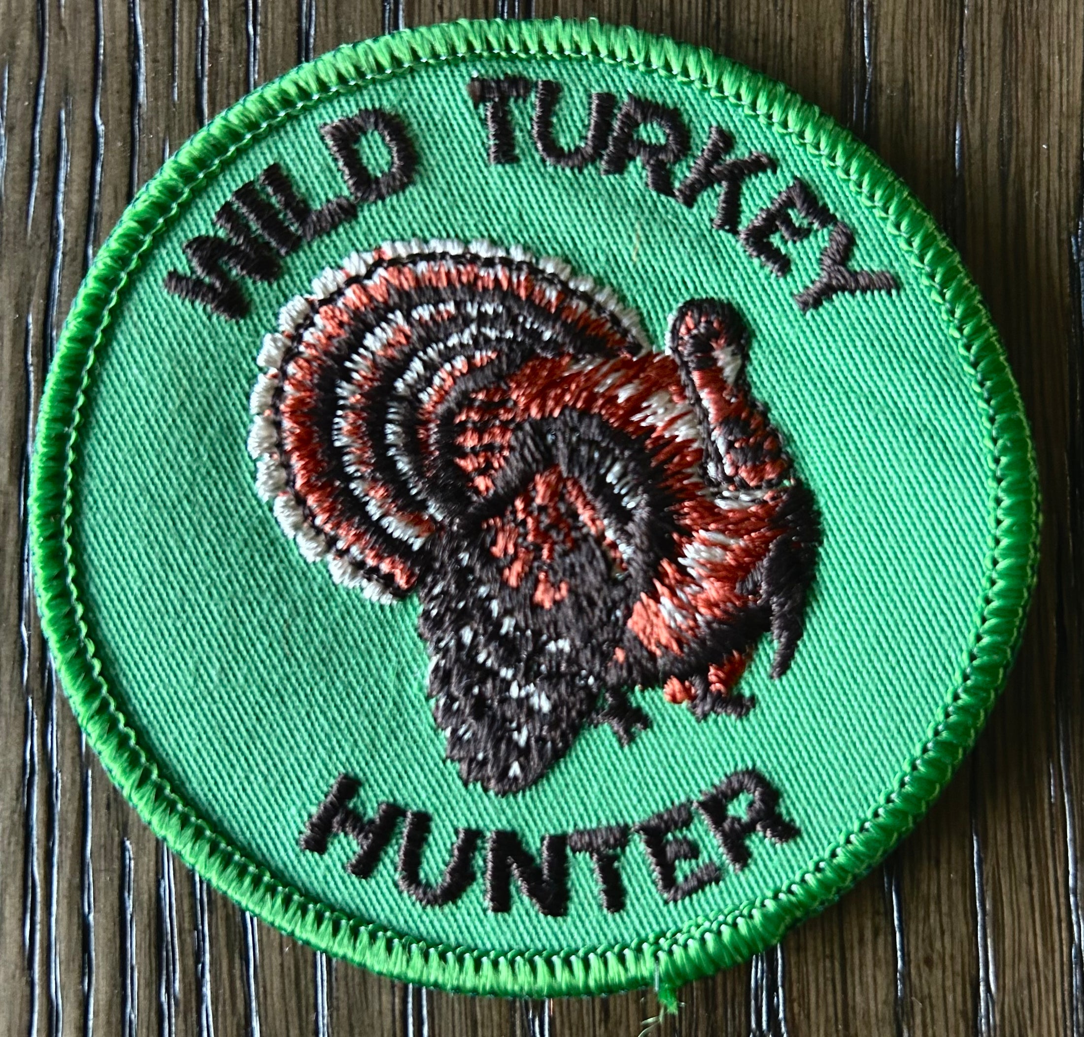 Vintage Wild Turkey Hunter Patch