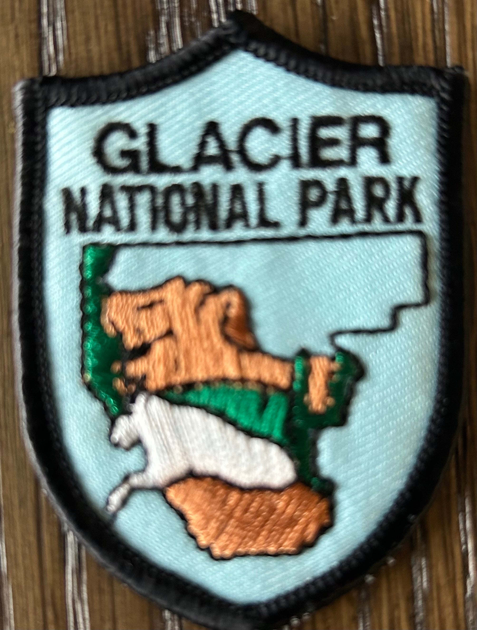 Vintage Glacier National Park Patch