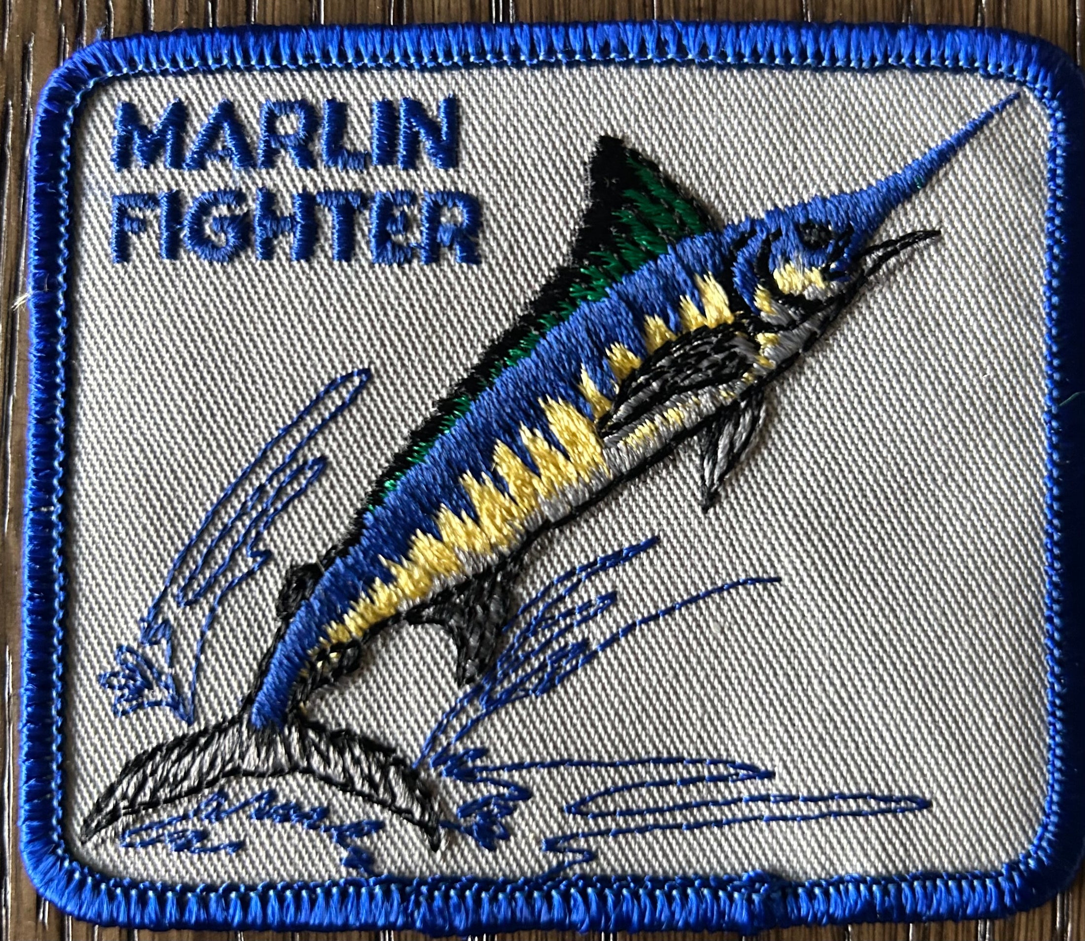 Vintage Marlin Fighter Patch