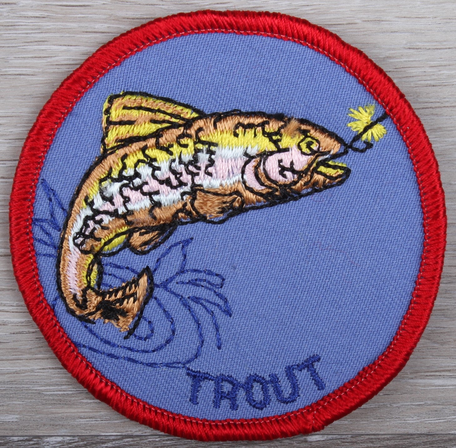 Vintage Trout Patch