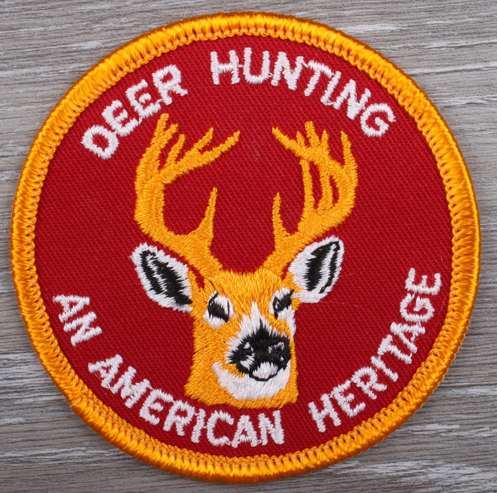 Vintage Deer An Hunting American Heritage Patch