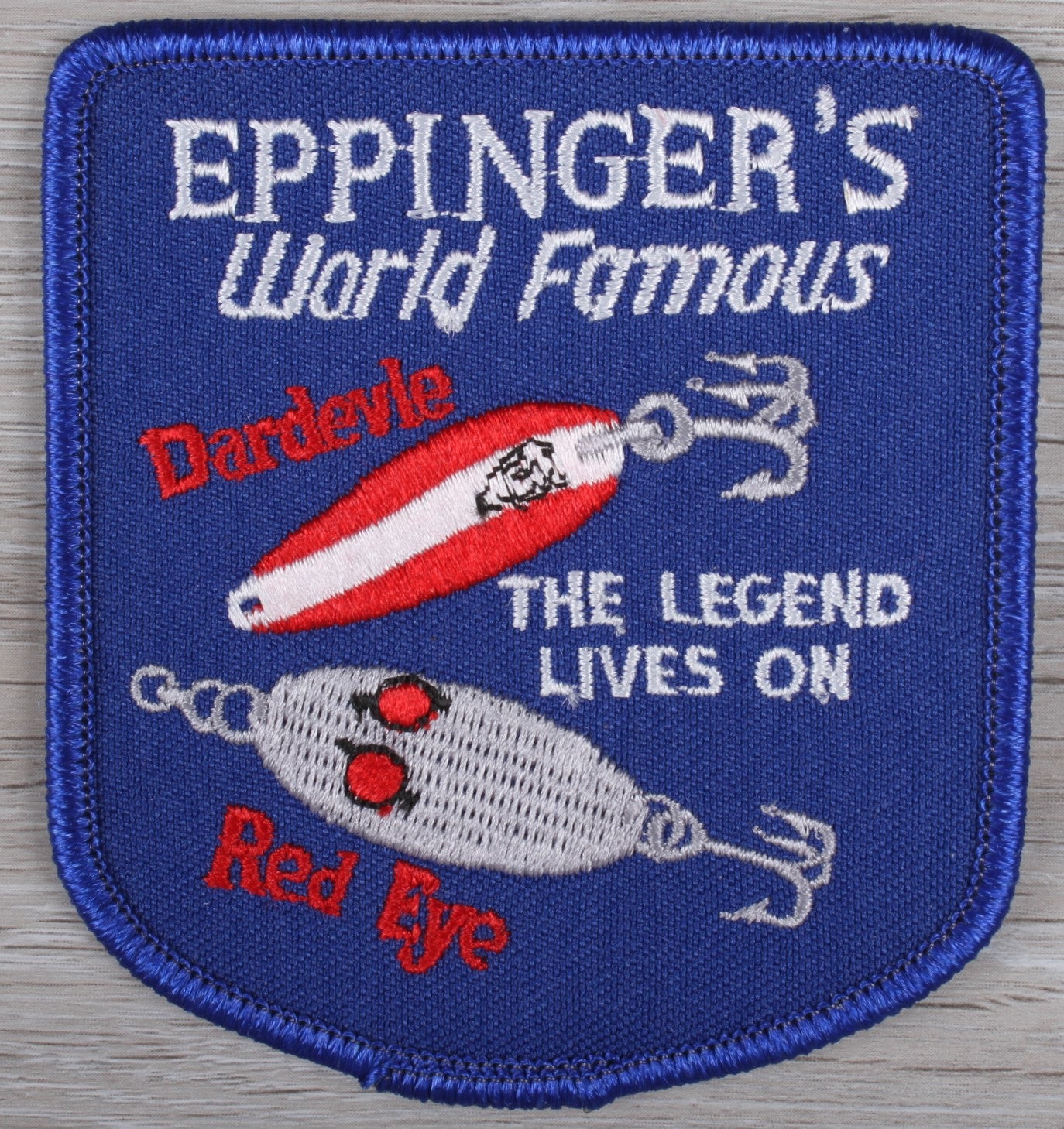 Vintage Eppinger's Dardevel Red Eye Patch