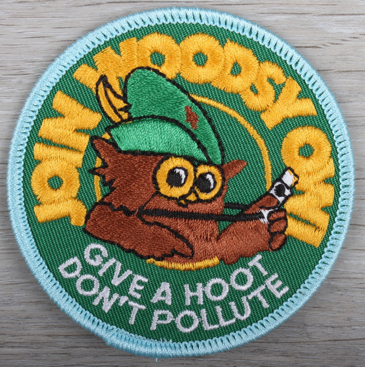 Woodsy Owl Don't Pollute Patch