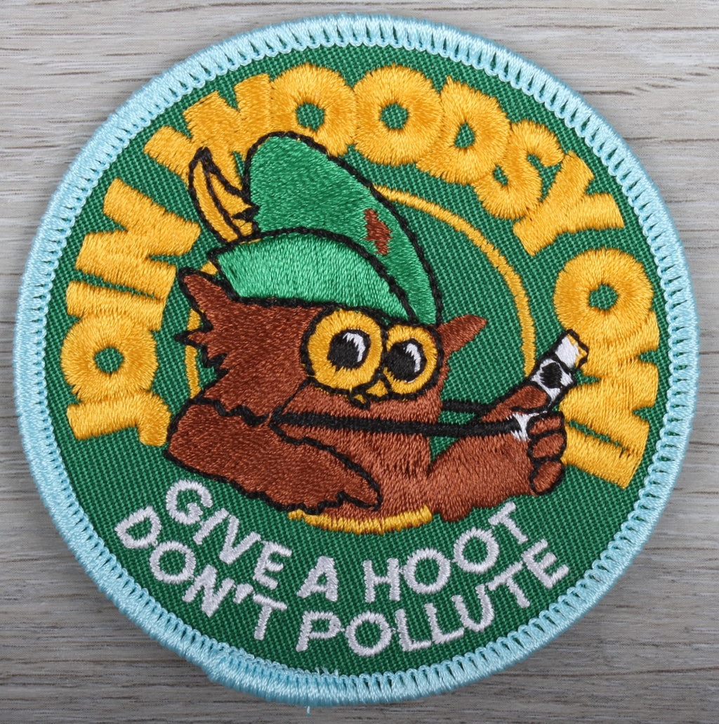 Woodsy Owl Don't Pollute Patch