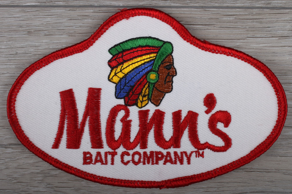 Vintage Mann's Bait Company Patch