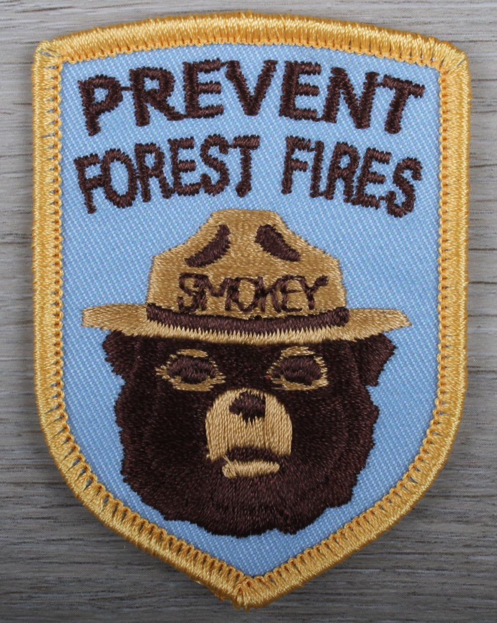 Vintage Smokey The Bear Prevent Forest Fires Patch