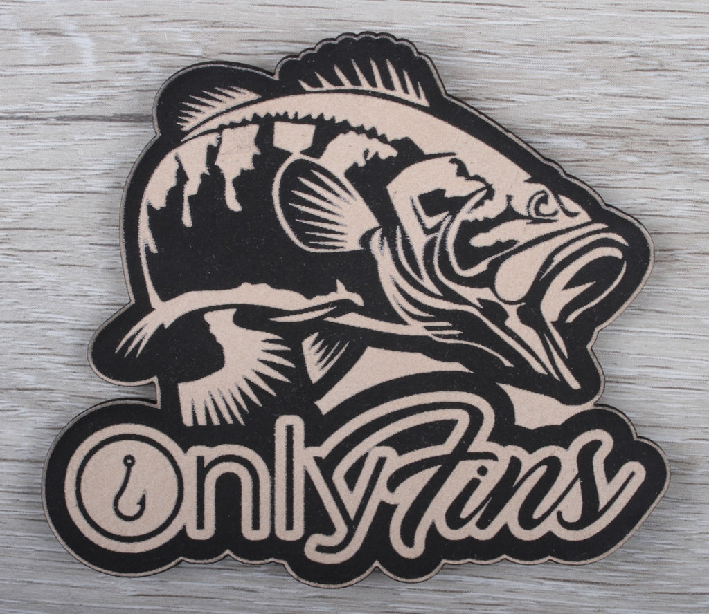 Only Fins Leatherette Patch - Tan