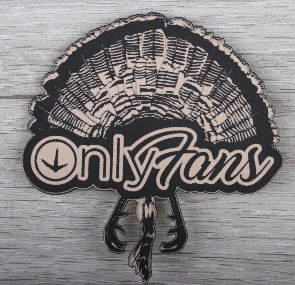 Only Fans Leatherette Patch - Tan