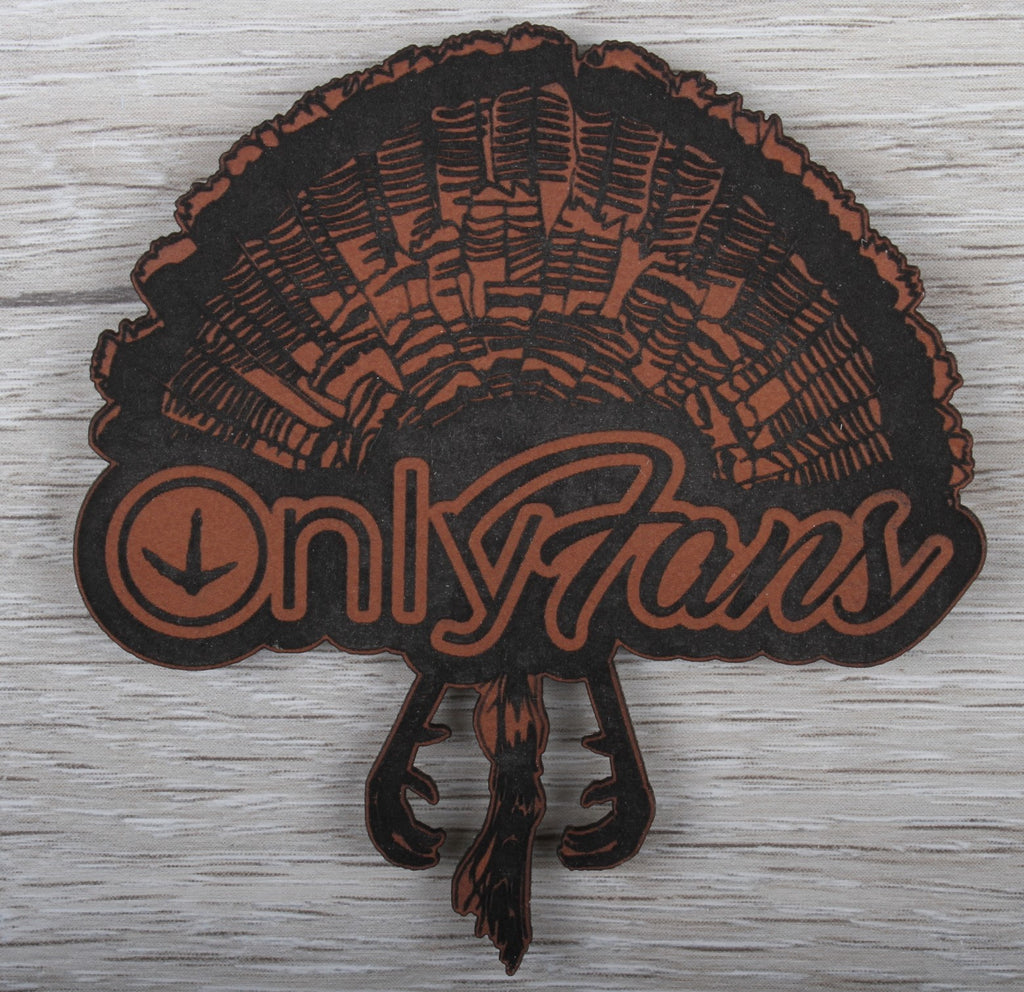 Only Fans Leatherette Patch - Rawhide