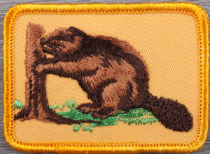 Vintage Beaver Patch