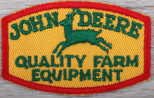 Vintage John Deere Quality Farm Equipment Patch