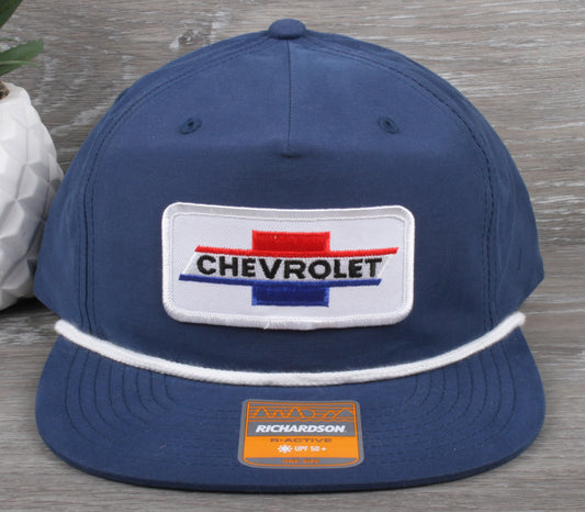 Retro Chevrolet patch on a Richardson 256