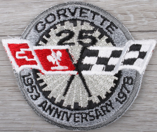 Vintage Corvette 25th anniversary Patch