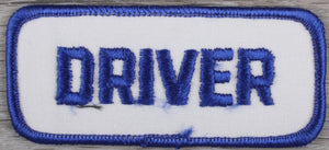 Vintage Blue & White Driver Patch