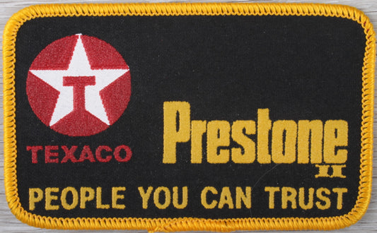 Vintage Texaco Prestone Vintage Patch