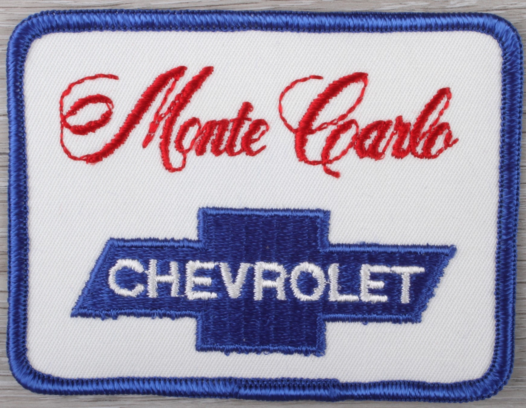 Vintage Monte Carlo Chevrolet Patch