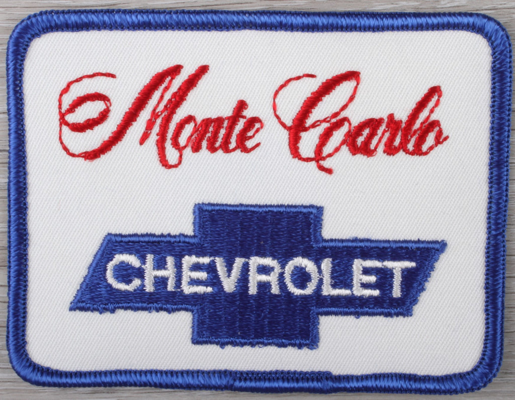 Vintage Monte Carlo Chevrolet Patch