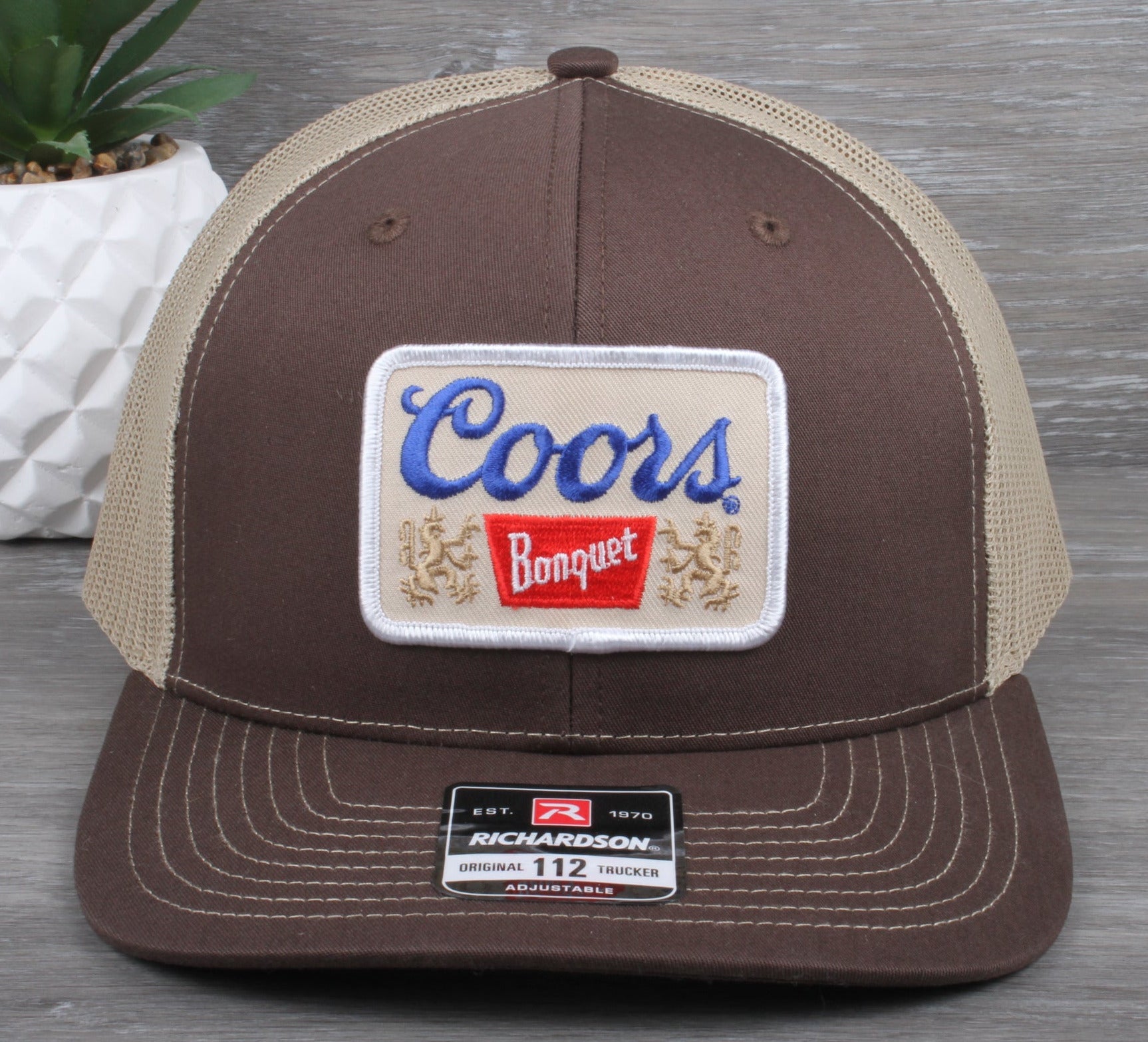 Retro Coors patch on a Richardson 112 trucker hat