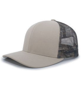 Pacific 108C Camo Snapback Trucker Cap