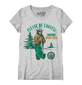 Womens Vintage Smokey the Bear Tee