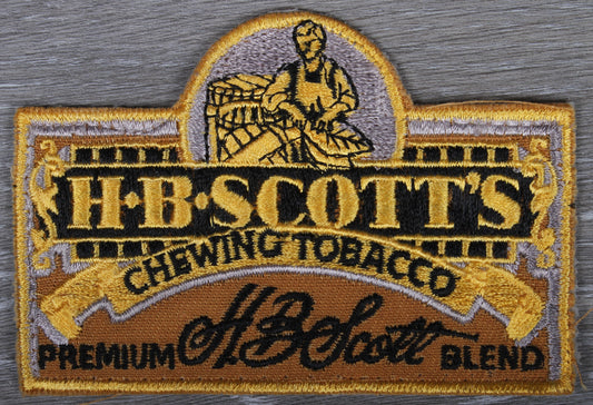 Vintage H.B. Scott's Chewing Tobacco Patch - Rare