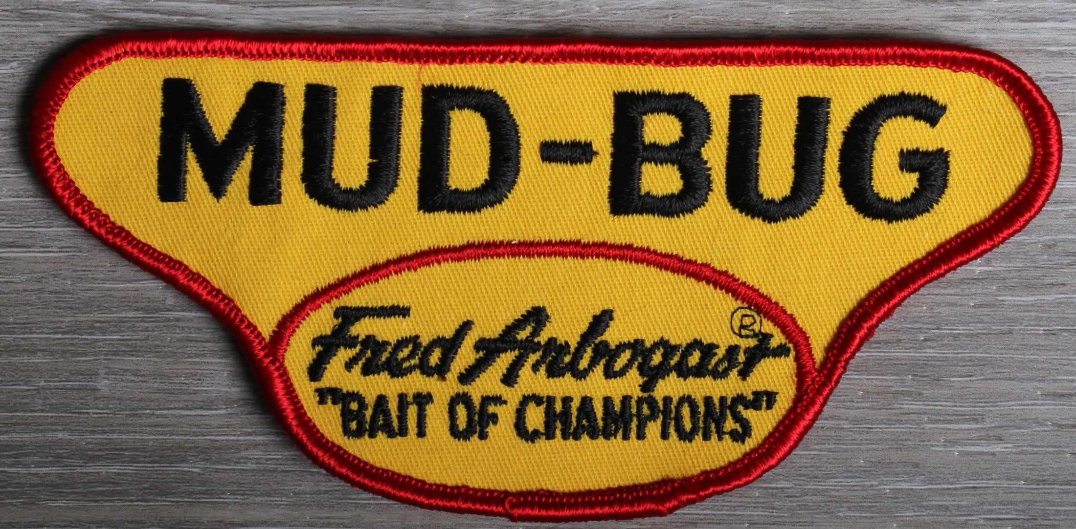 Vintage Mud-Bug Baits Patch