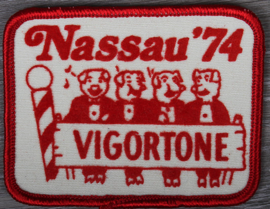Vintage Nassau '74 Vigortone Feeds Patch