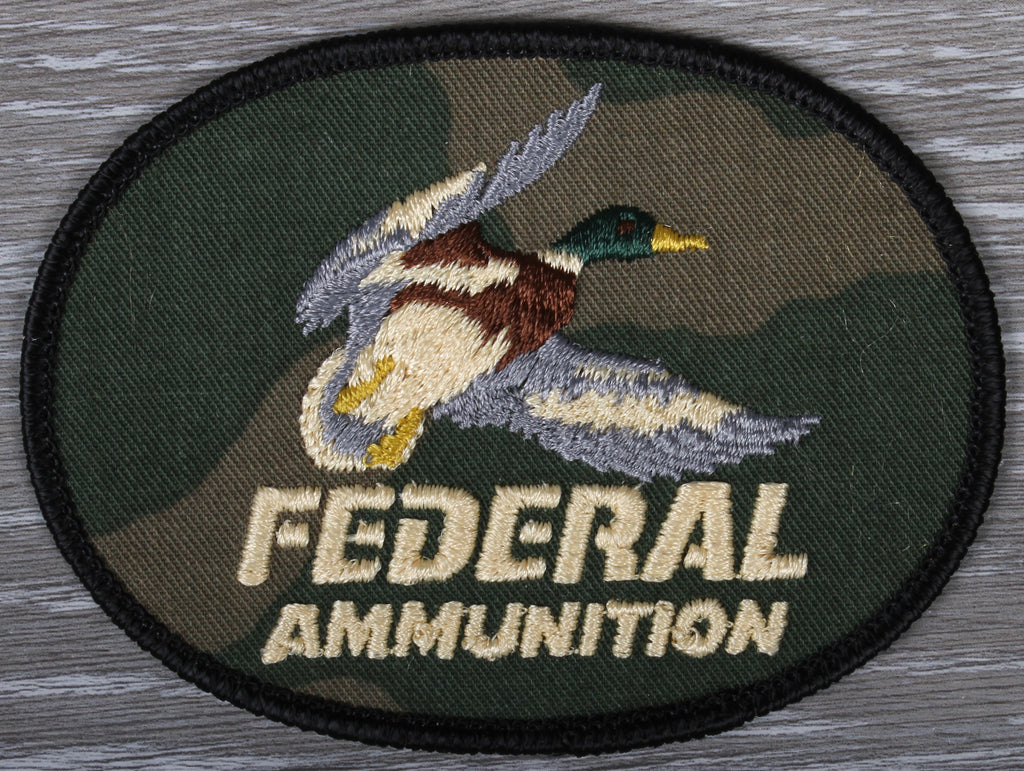 Vintage Federal Ammunition Patch Camo - Rare