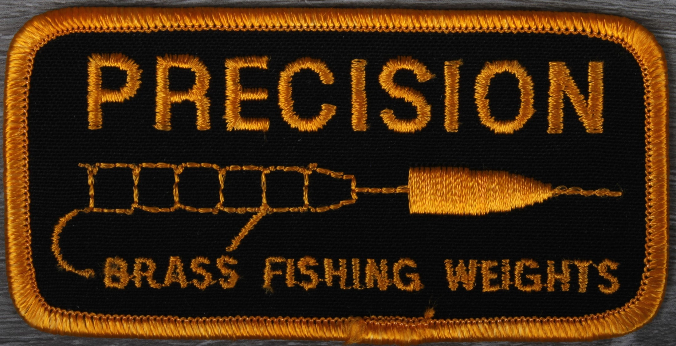 Vintage Precision Brass Fishing Weights Patch
