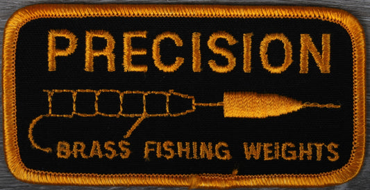 Vintage Precision Brass Fishing Weights Patch