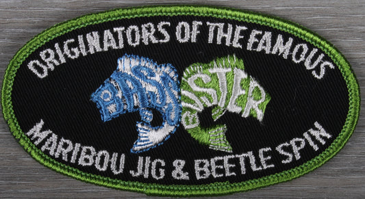 Vintage Bass Buster Lures Patch