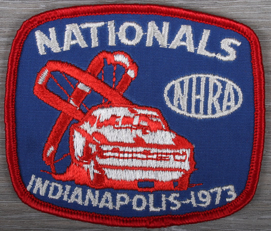 Vintage NHRA Nationals Indianapolis 1973 Patch