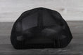 Load image into Gallery viewer, Vintage Hummin' Cummins patch on a Pacific 104C trucker hat
