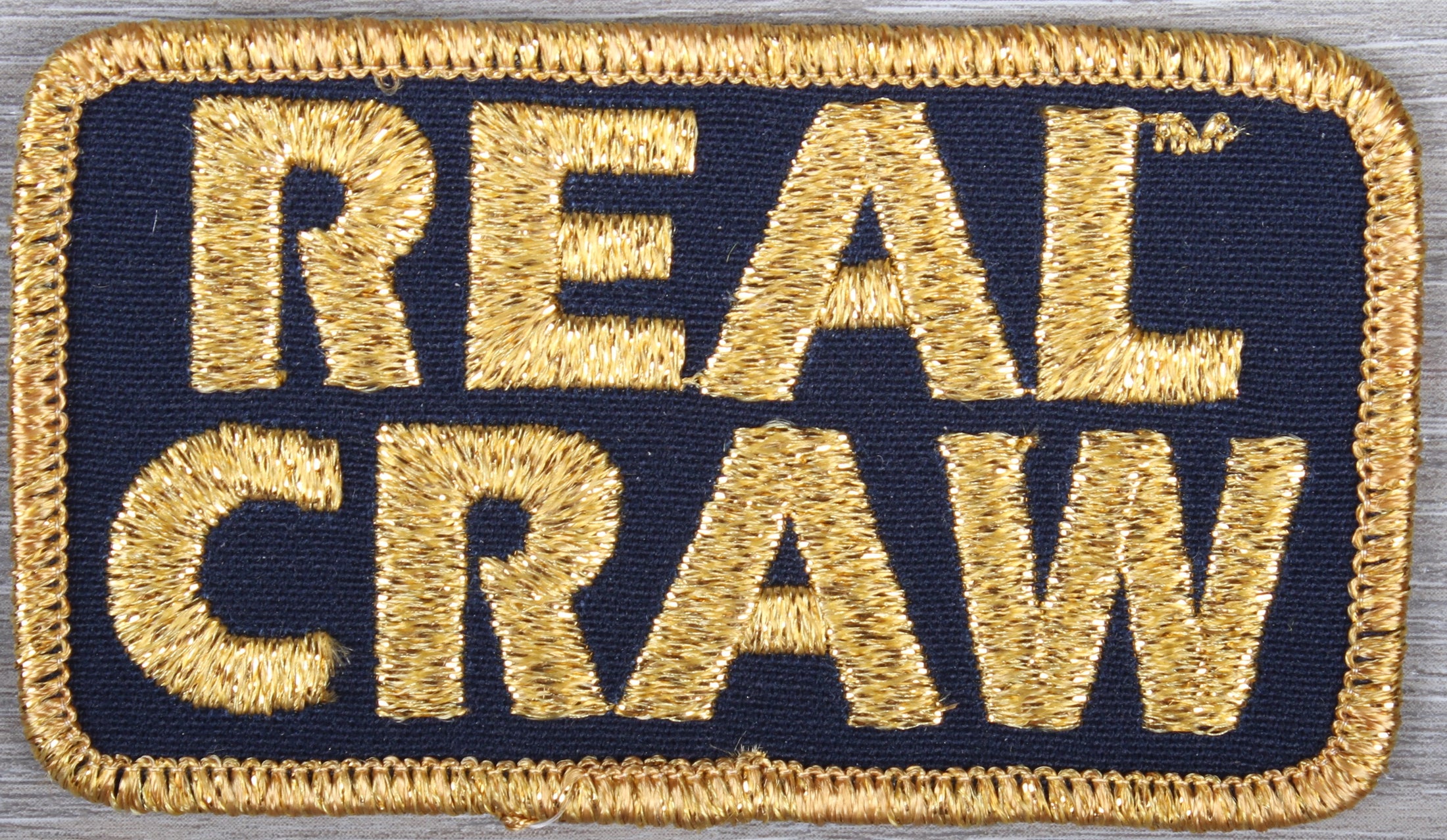 Vintage Real Craw Fishing Bait Patch