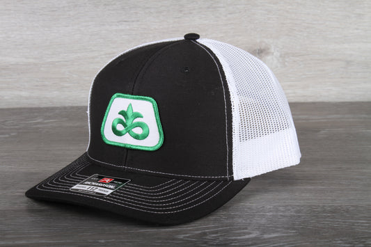 Vintage Pioneer Seed Logo patch on a Richardson 112 trucker hat
