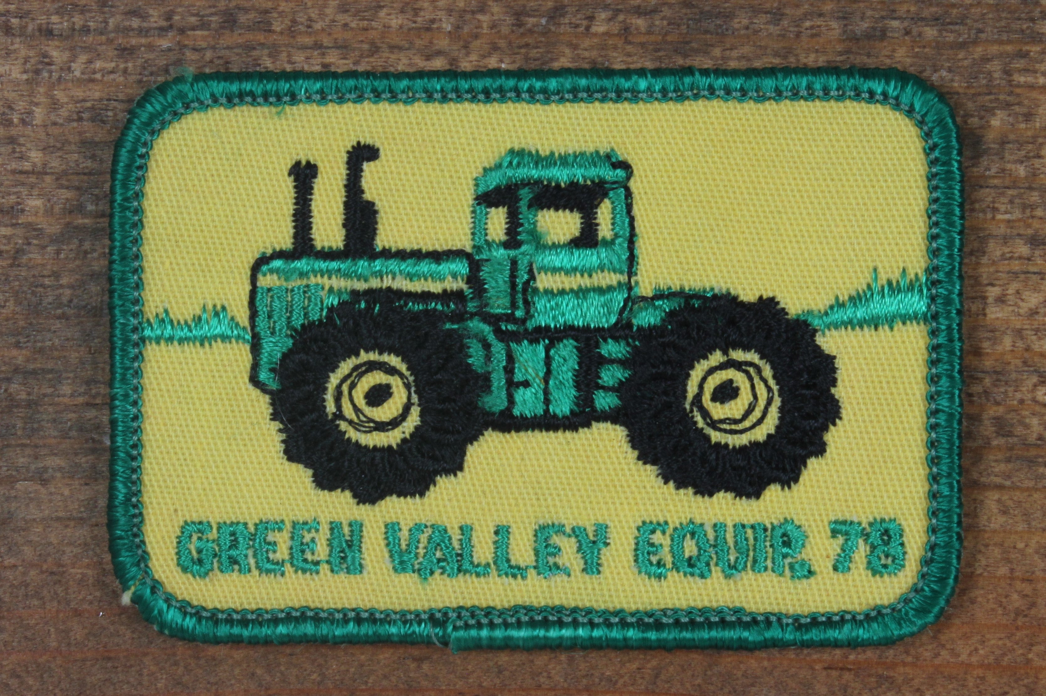 Vintage Green Valley Equipment Patch